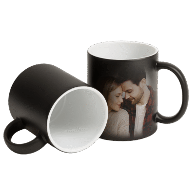 Caneca Mágica Preto Fosco Caneca Mágica Preto Fosco